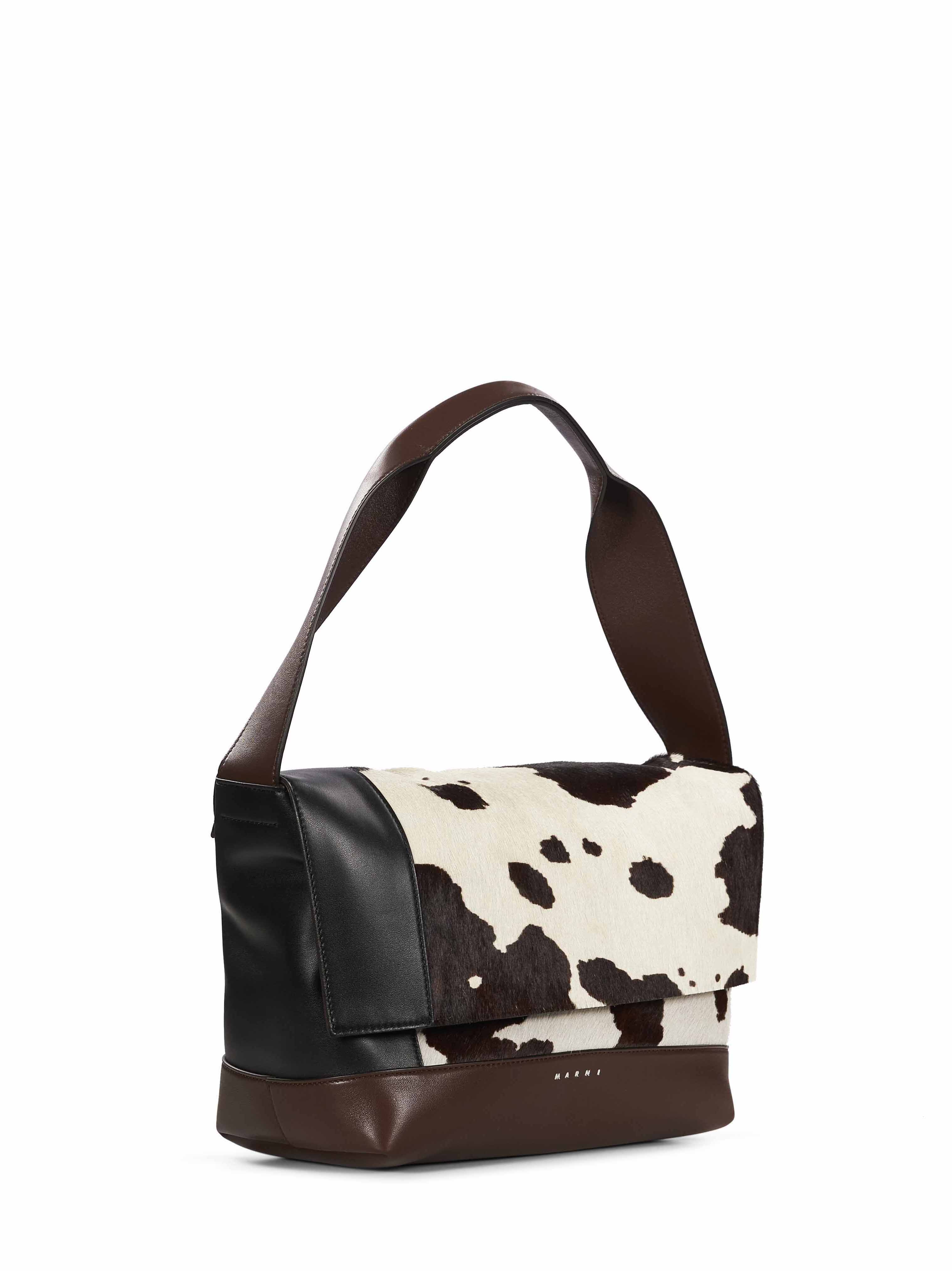 Borsa a spalla Pod 2.0 in stampa animalier 
