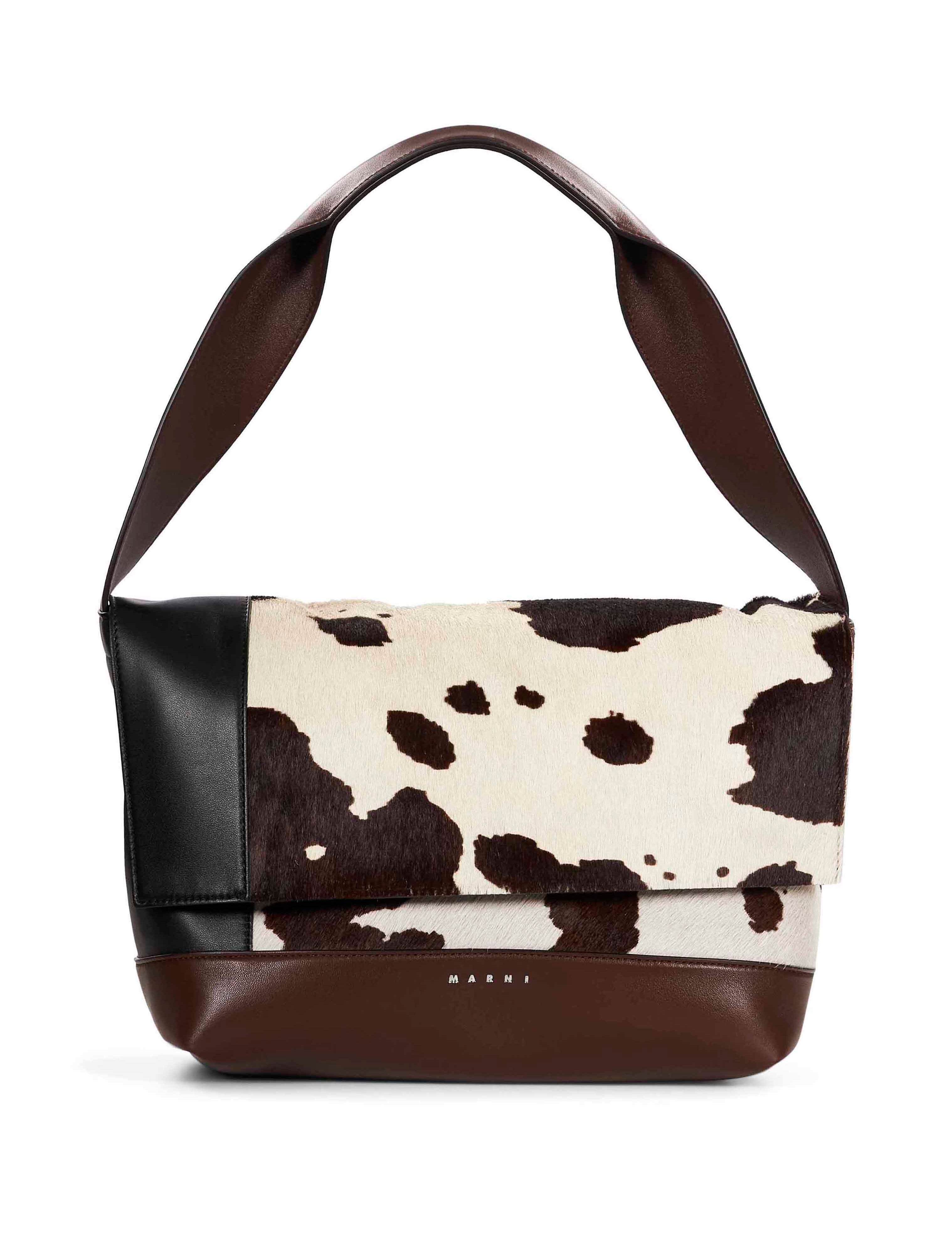 Borsa a spalla Pod 2.0 in stampa animalier 