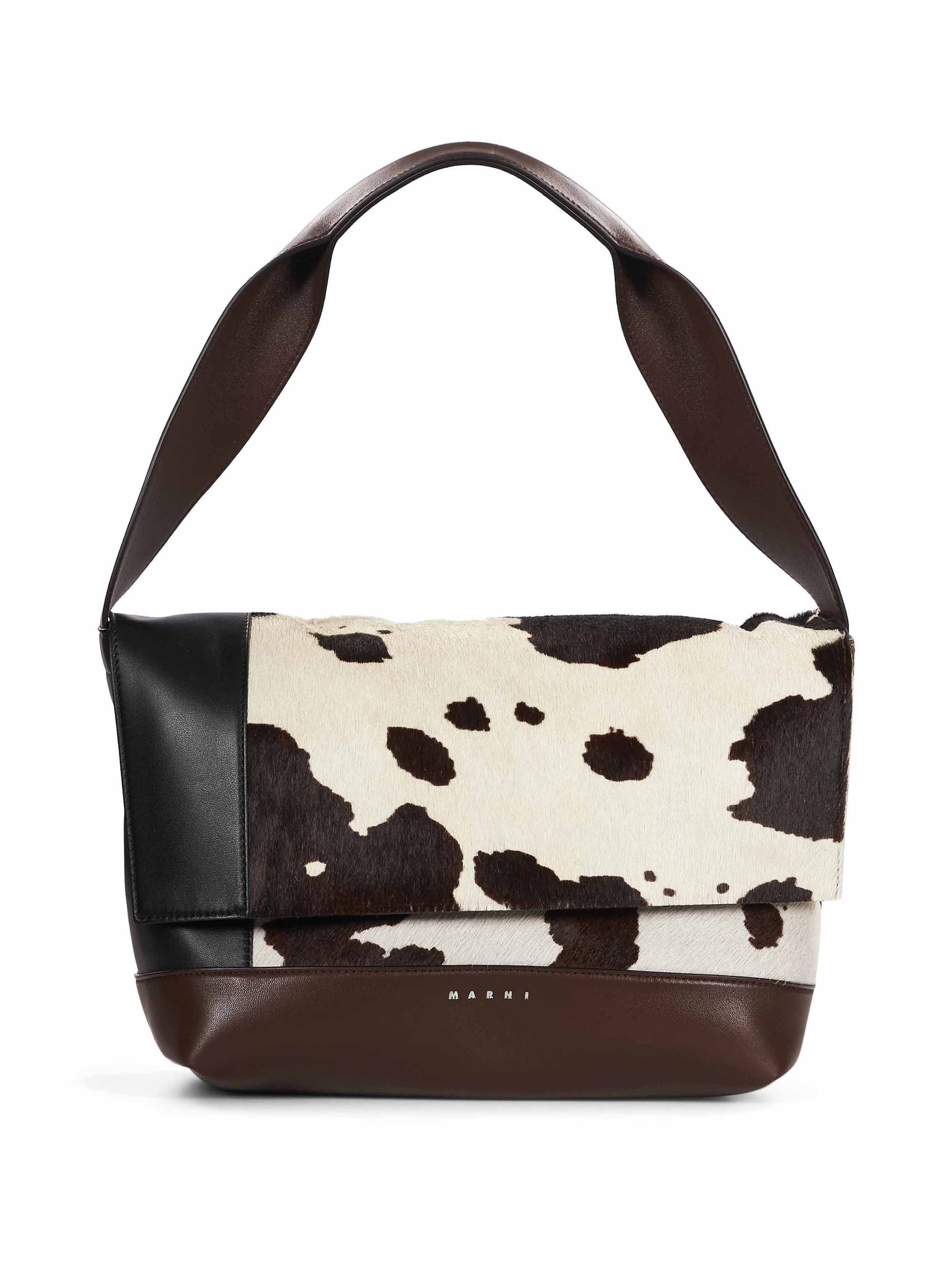 Borsa a spalla Pod 2.0 in stampa animalier 