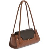 Borsa a spalla Trunkette in marrone 