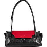 Borsa a spalla Trunkette in nero 