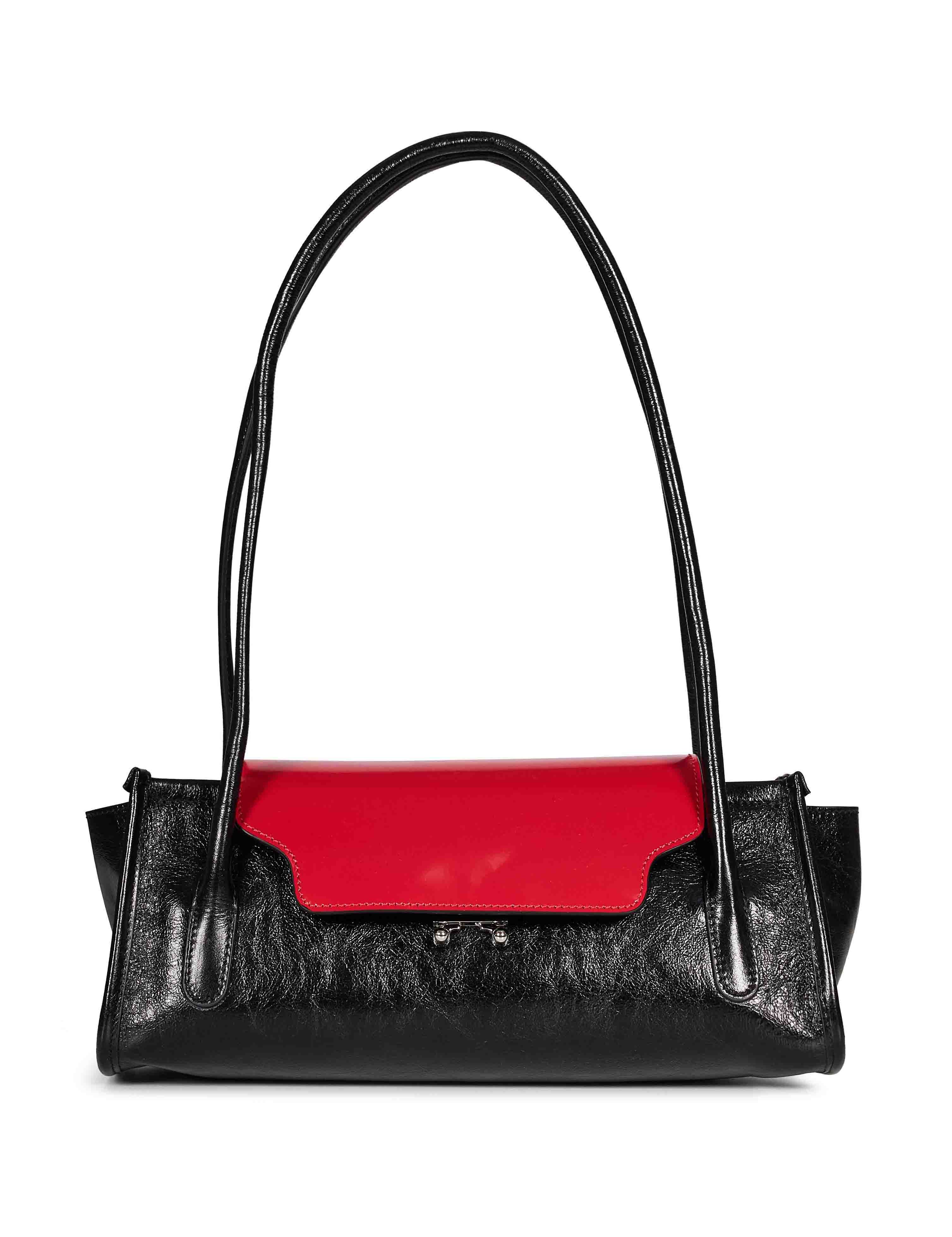 Borsa a spalla Trunkette in nero 