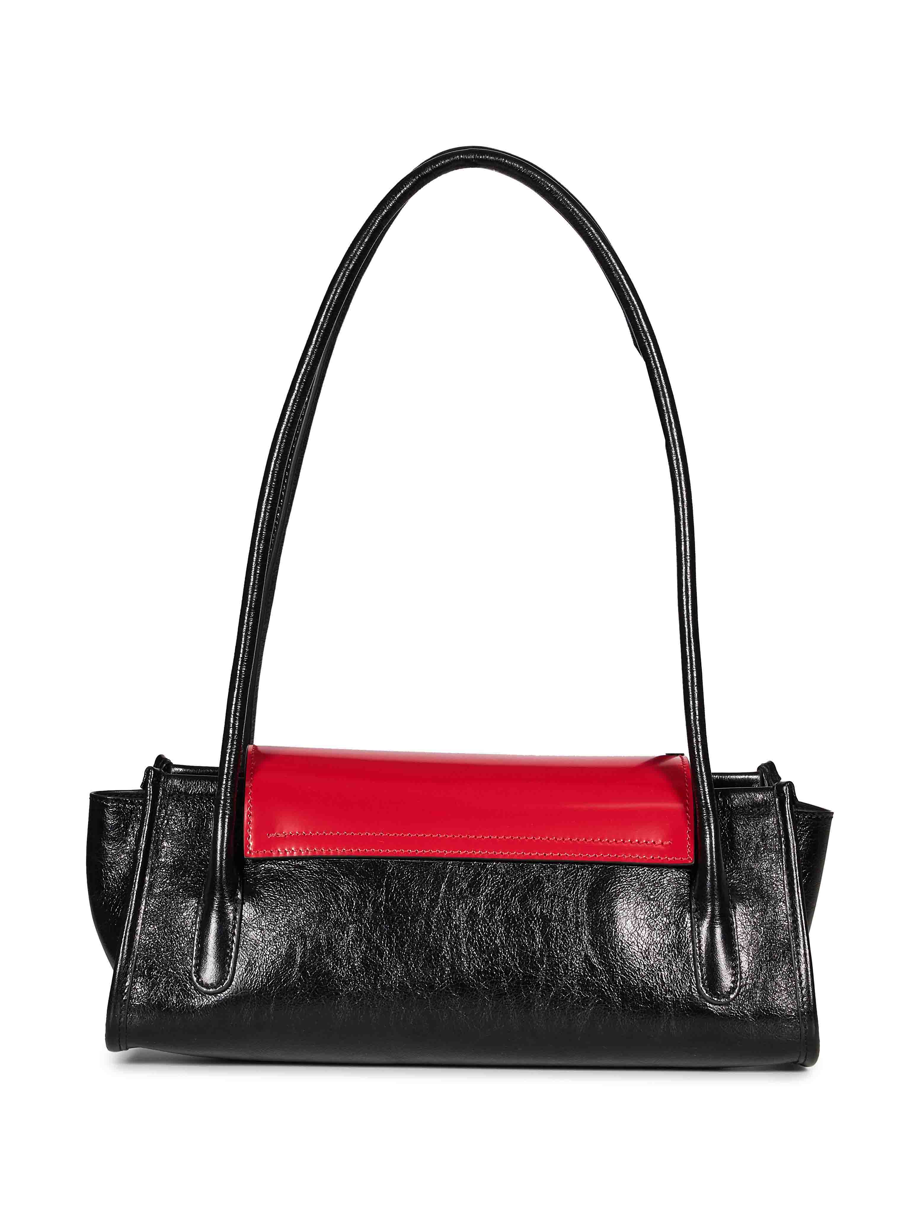 Borsa a spalla Trunkette in nero 