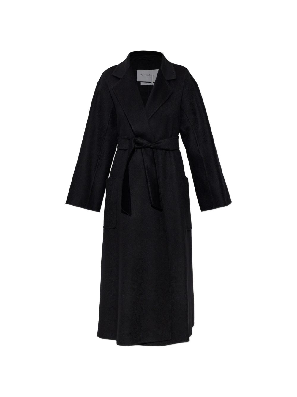 Cappotto con cintura ludmilla in nero 