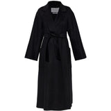Cappotto con cintura ludmilla in nero 