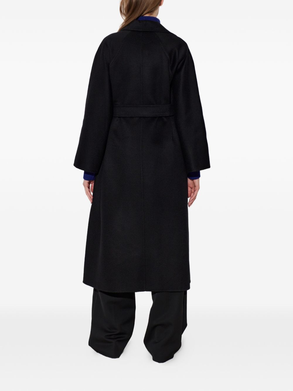 Cappotto con cintura ludmilla in nero 
