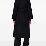 Cappotto con cintura ludmilla in nero 