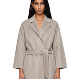 Cappotto Detto a scialle in grigio 