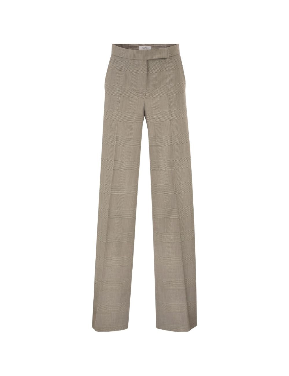 Pantaloni a quadri netto in grigio 