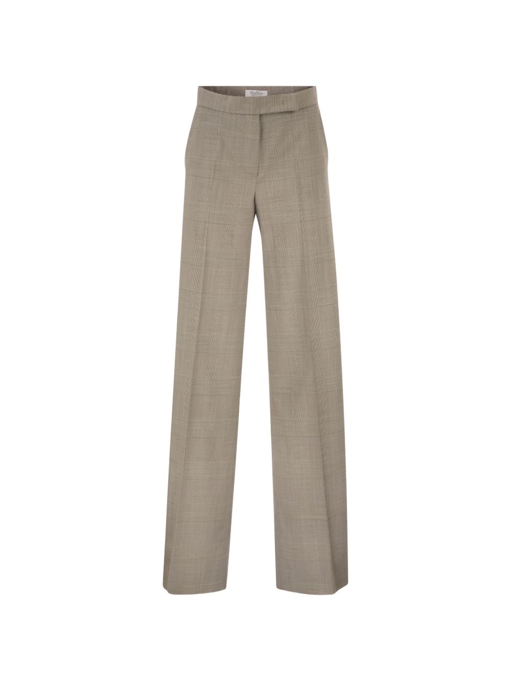 Pantaloni a quadri netto in grigio 