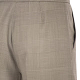 Pantaloni a quadri netto in grigio 