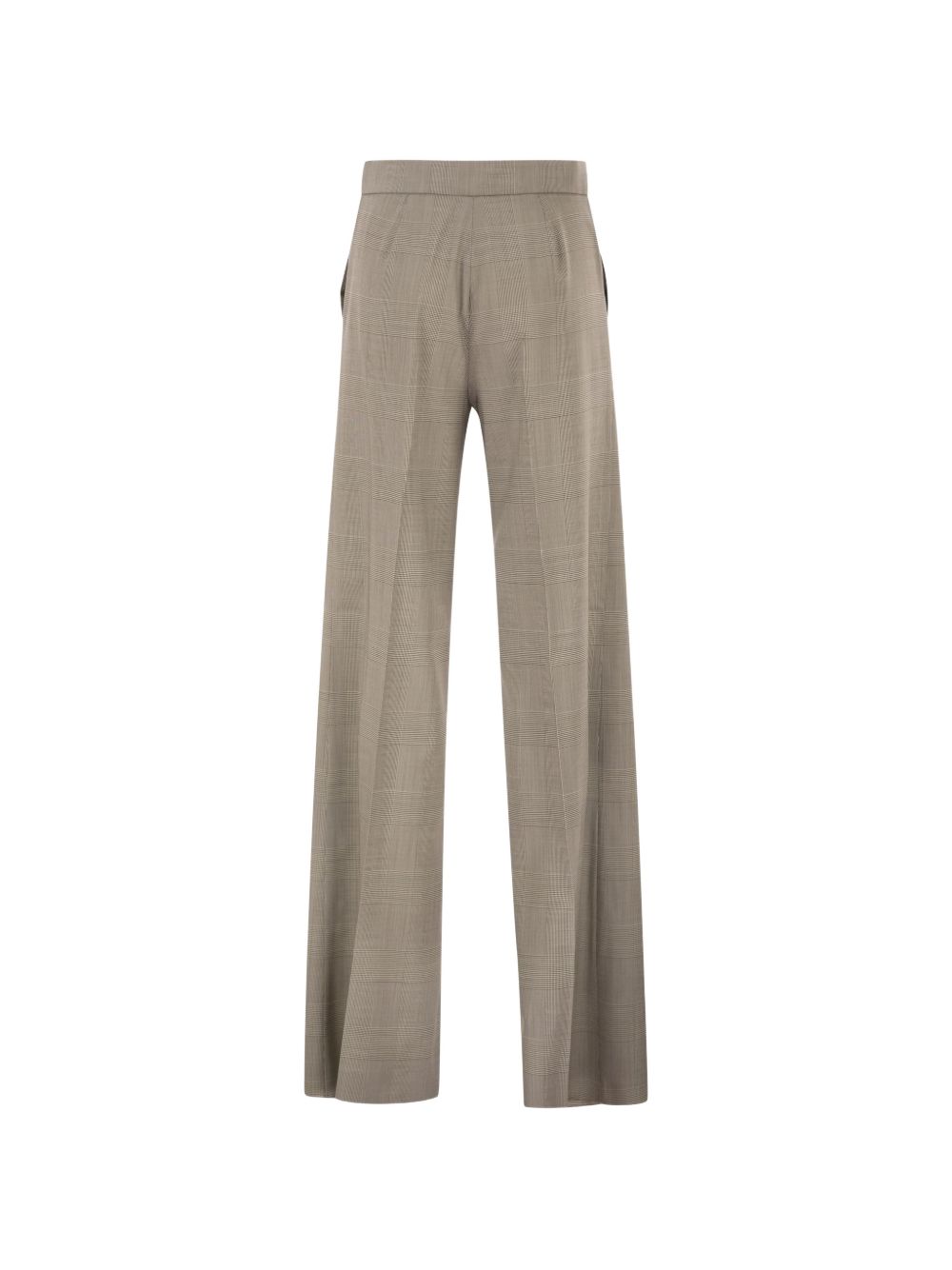 Pantaloni a quadri netto in grigio 