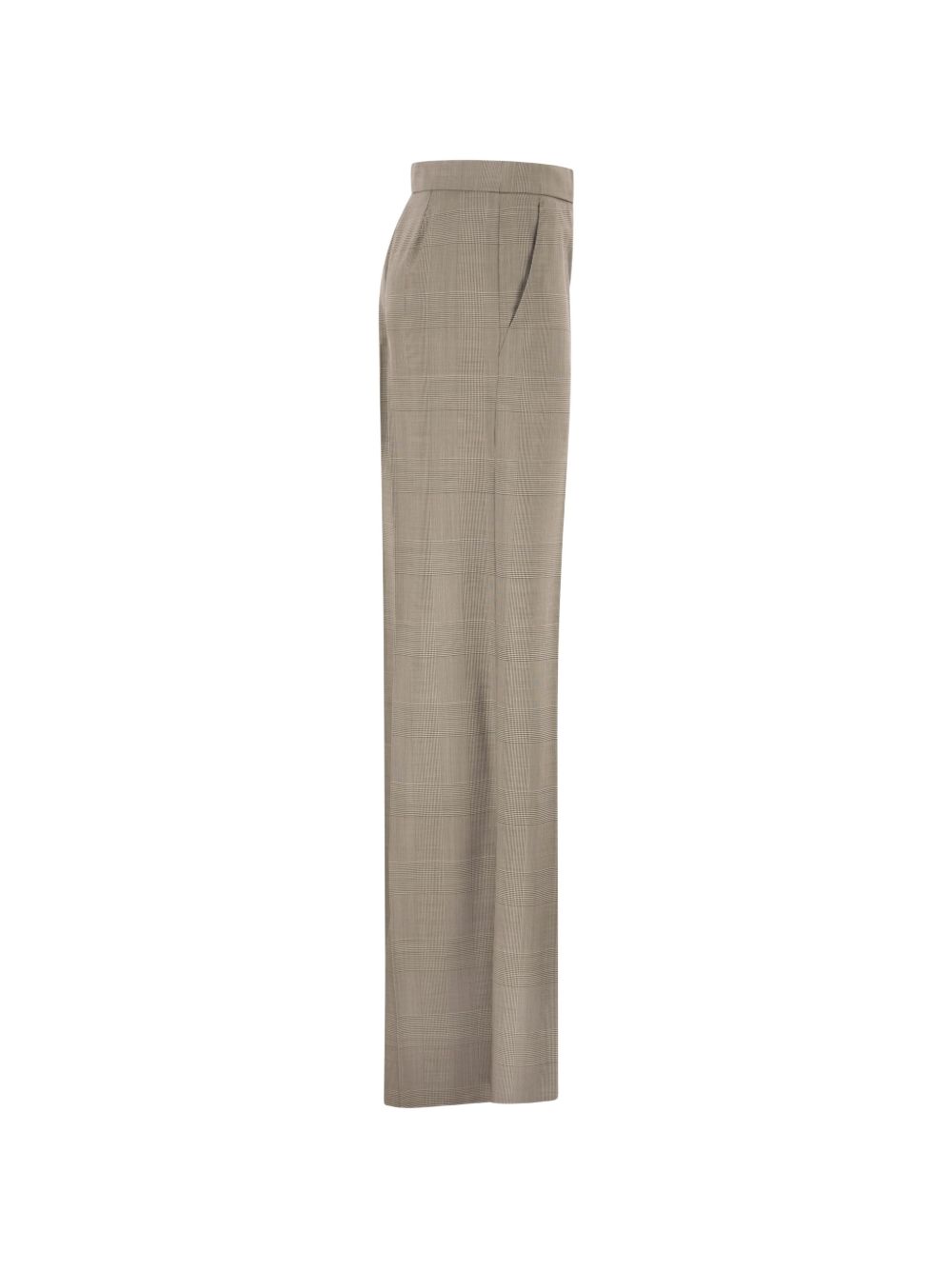 Pantaloni a quadri netto in grigio 