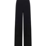 Pantalone wide leg in cady Alaggio in nero 
