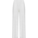 Pantaloni a vita alta Alaggio in bianco 