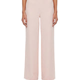 Pantalone wide leg in cady Alaggio in rosa 