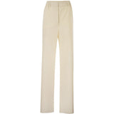 Pantaloi con cintura editto in bianco 
