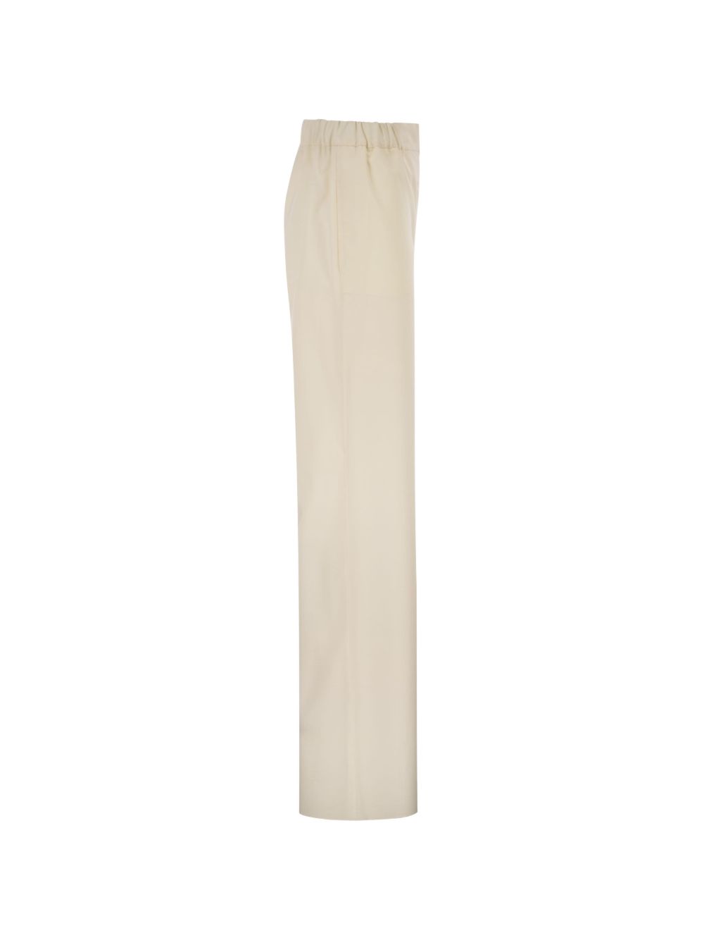 Pantaloi con cintura editto in bianco 