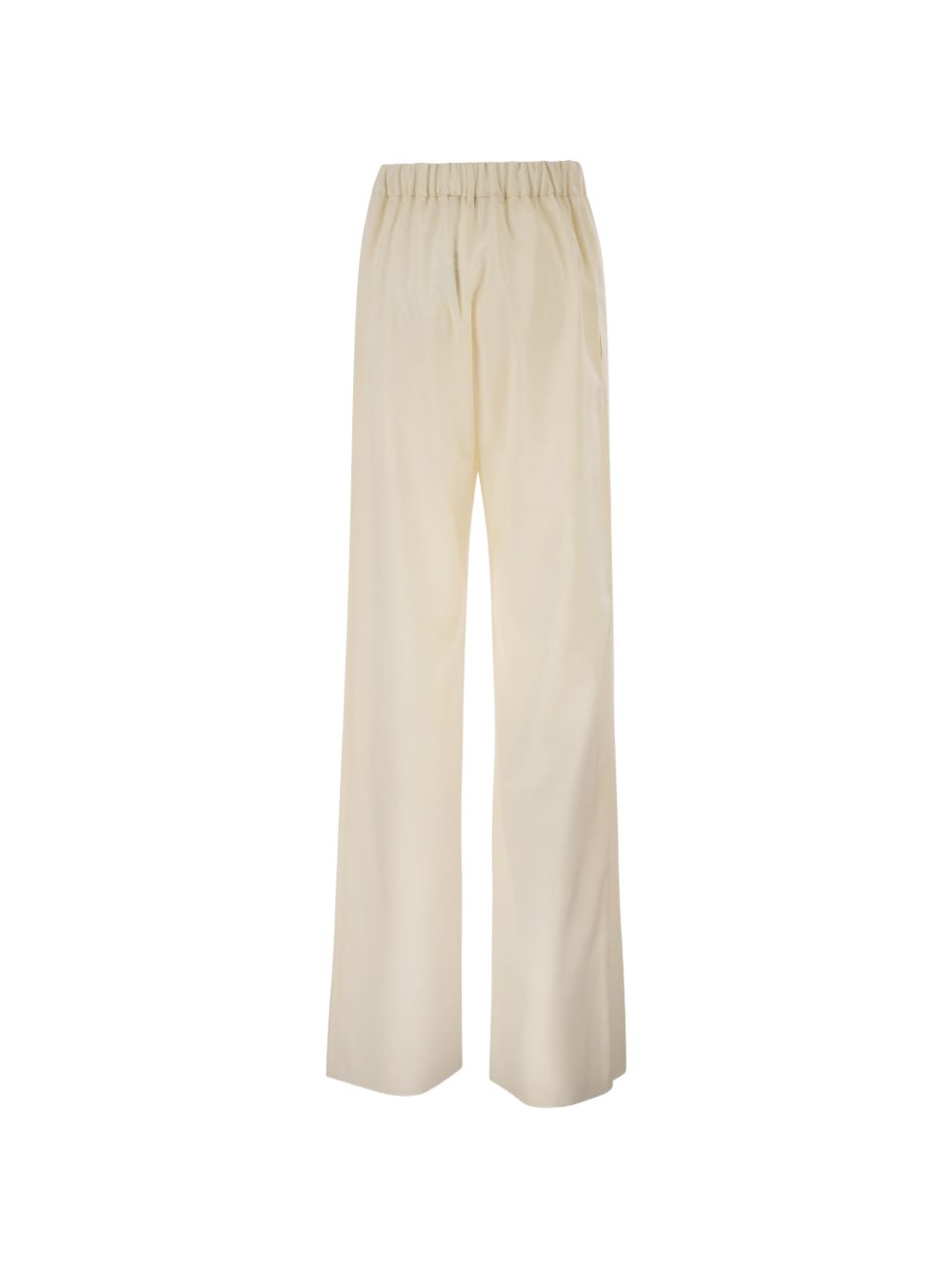 Pantaloi con cintura editto in bianco 