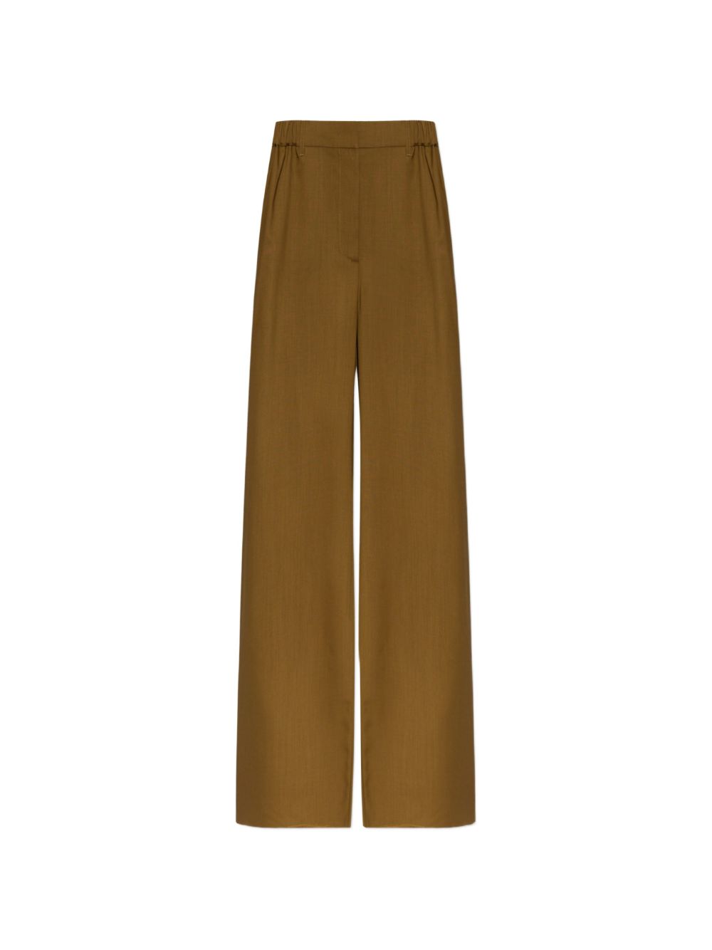 Pantaloi con cintura editto in verde 
