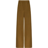 Pantaloi con cintura editto in verde 