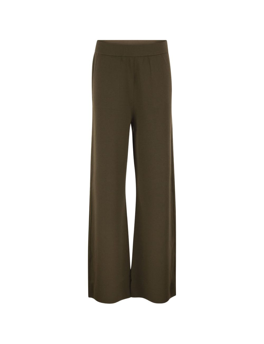 Pantaloni a gamba ampia faida in verde kaki 