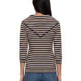 Top in maglia a righe Fenice multicolor 