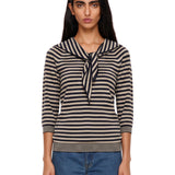 Top in maglia a righe Fenice multicolor 