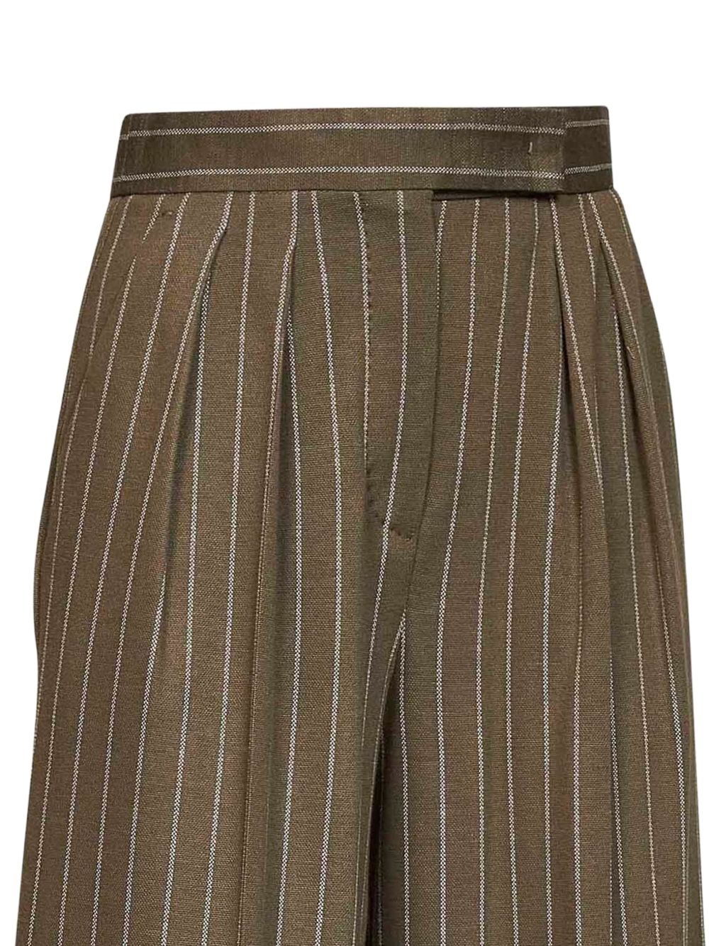 Pantaloni a righe rio in verde 
