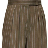 Pantaloni a righe rio in verde 