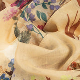 Foulard con stampa motena multicolore 