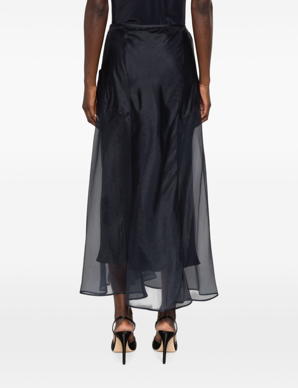 Gonna midi astrale in blu 