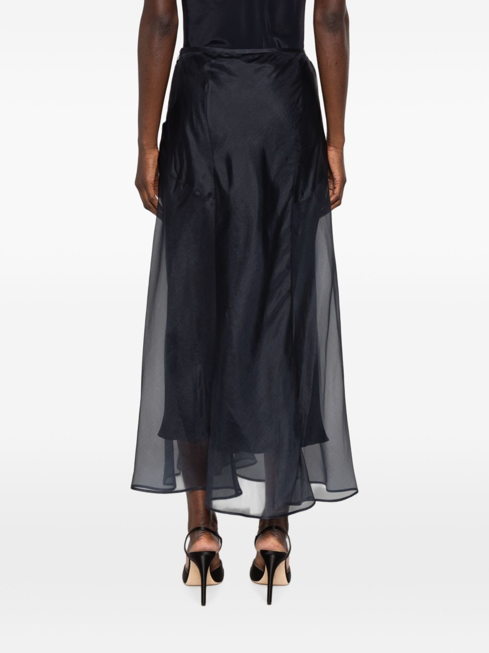 Gonna midi astrale in blu 