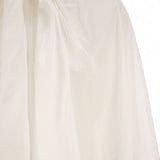 Blusa con fiocco valle in bainco 