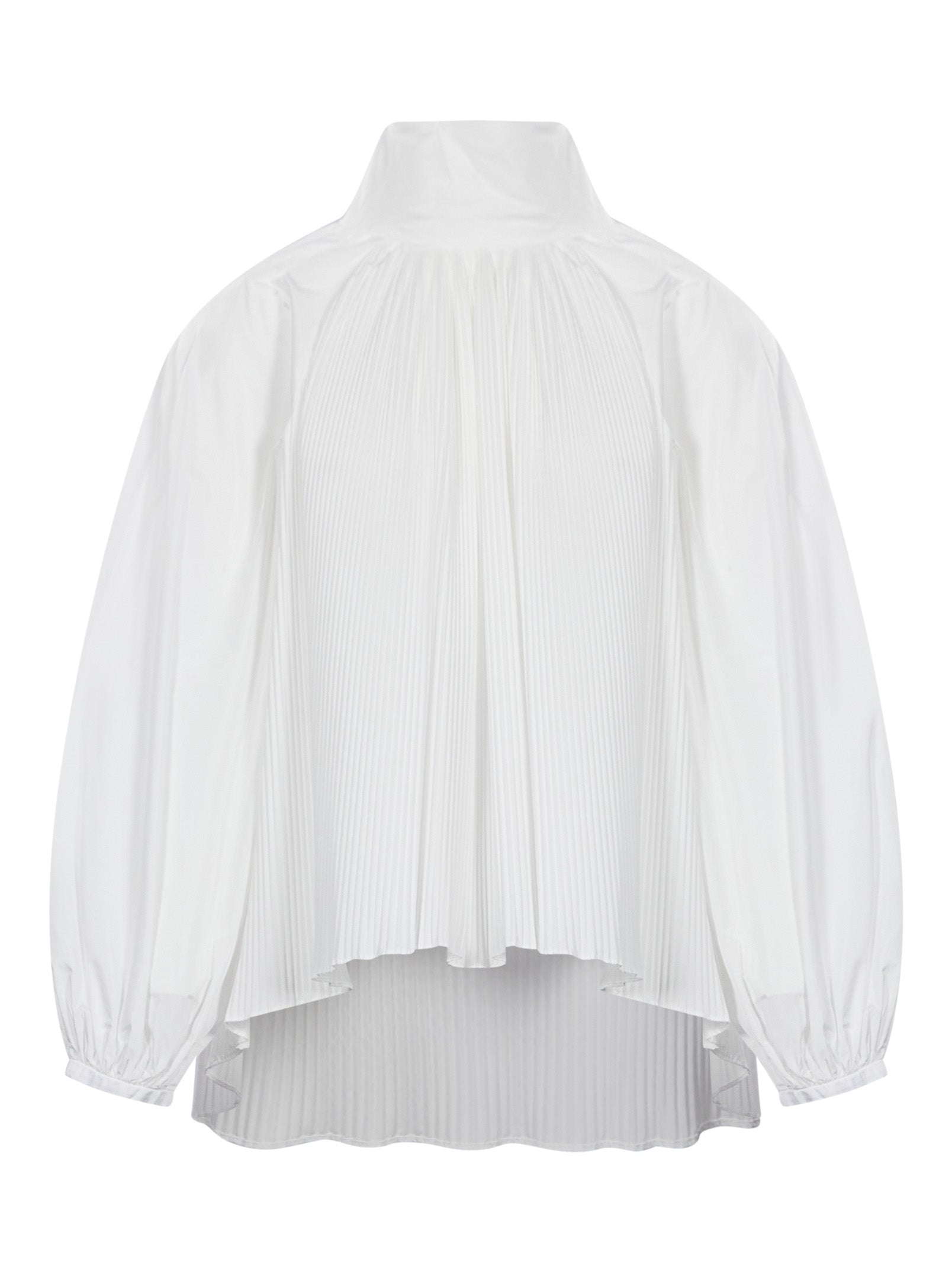 Blusa con fiocco Valle in bainco 