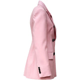 Blazer doppiopetto adamo in rosa 
