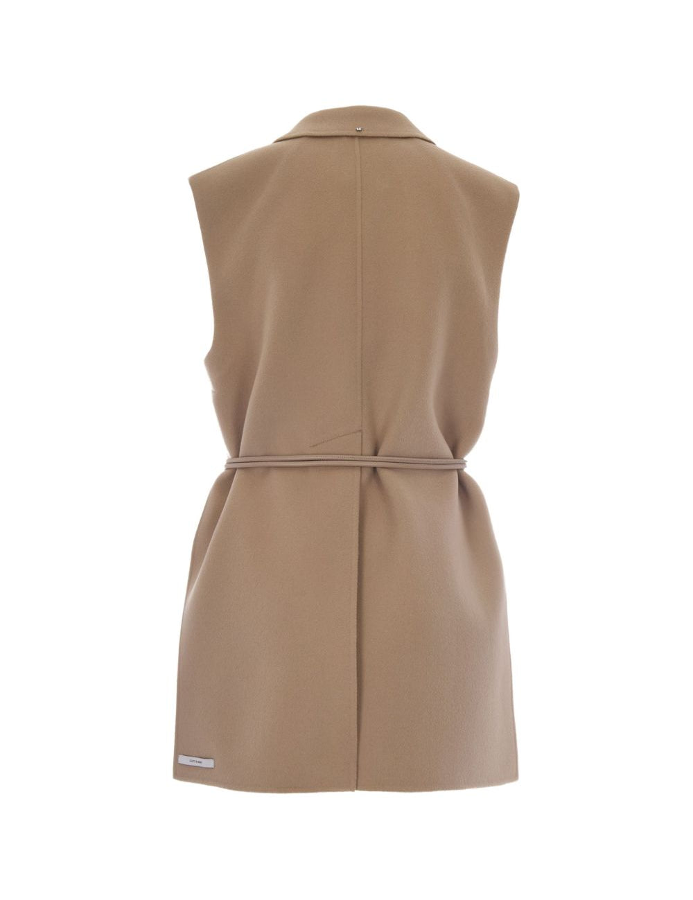 Gilet con cintura Rapido in beige 