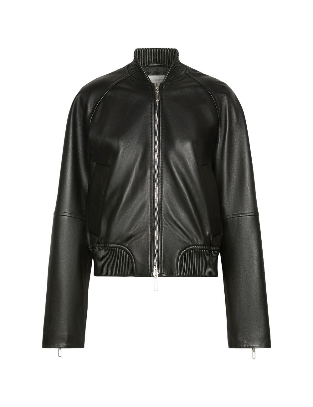 Giacca in pelle amour in nero 
