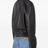 Giacca in pelle amour in nero 