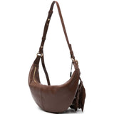 Borsa a spalla argenta in nero 