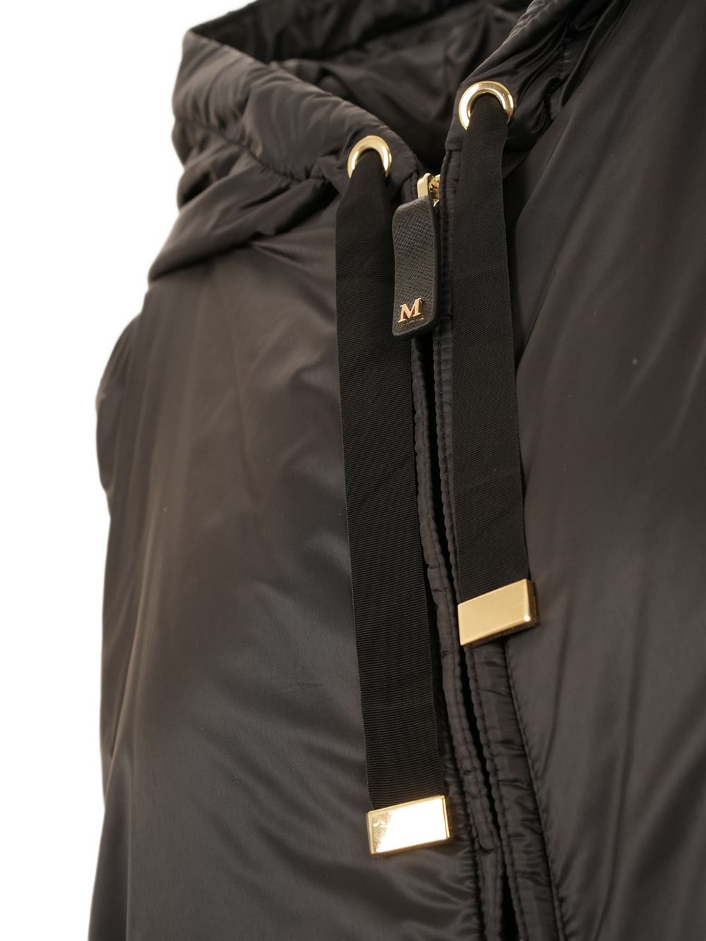 Gilet con cappuccio greengi in nero 