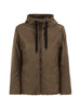 Giacca con cappuccio greenh in marrone