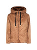 Greenh hooded jacket in brown