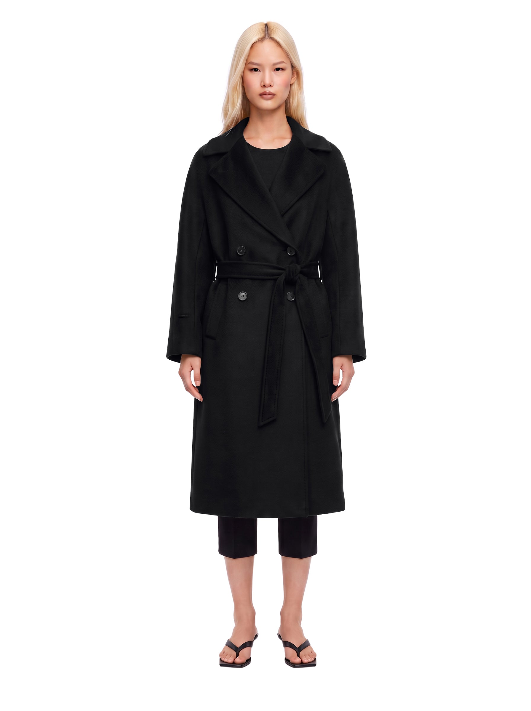 Cappotto Resina in nero 