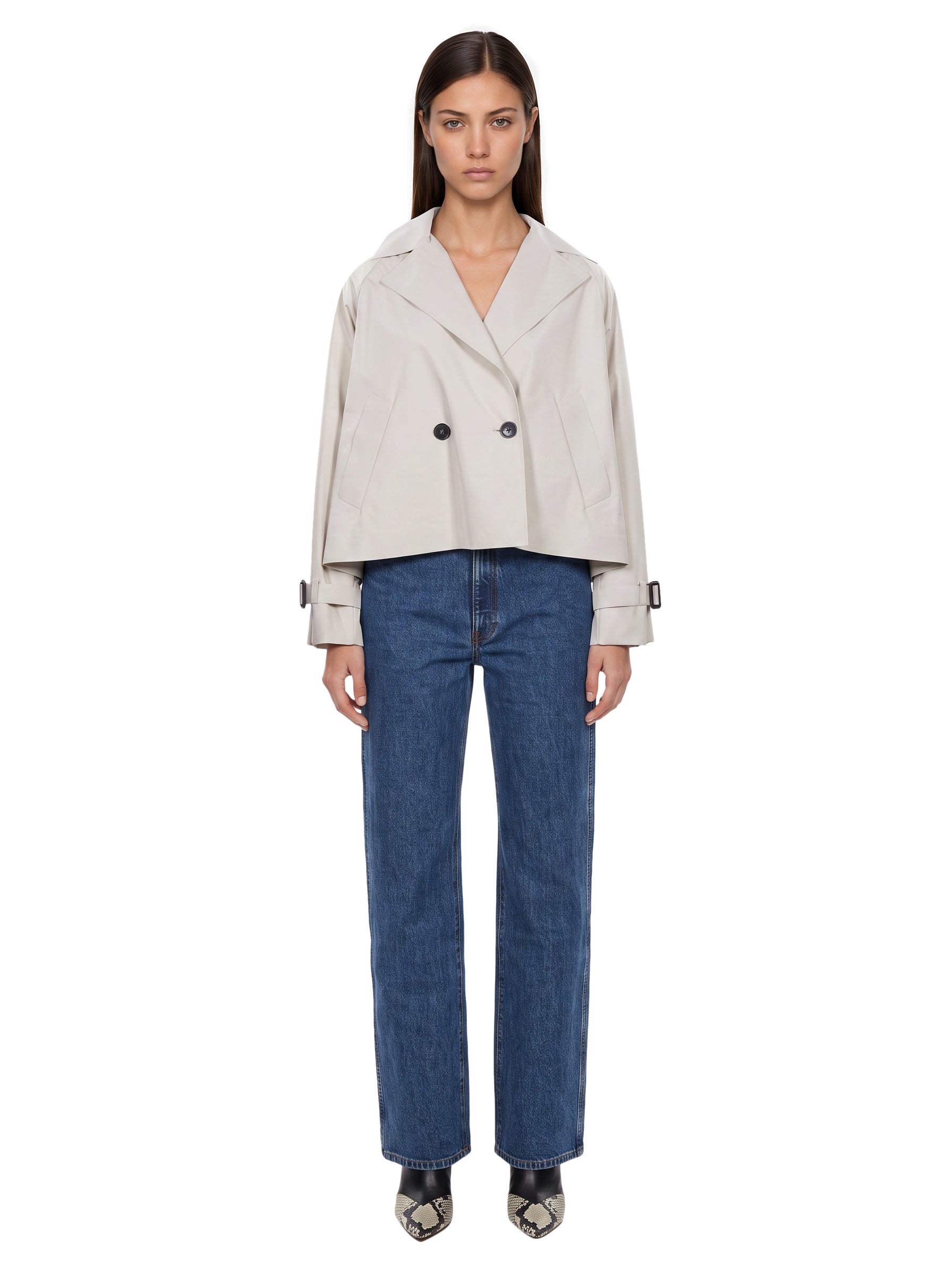 Trench corto Boero in beige 