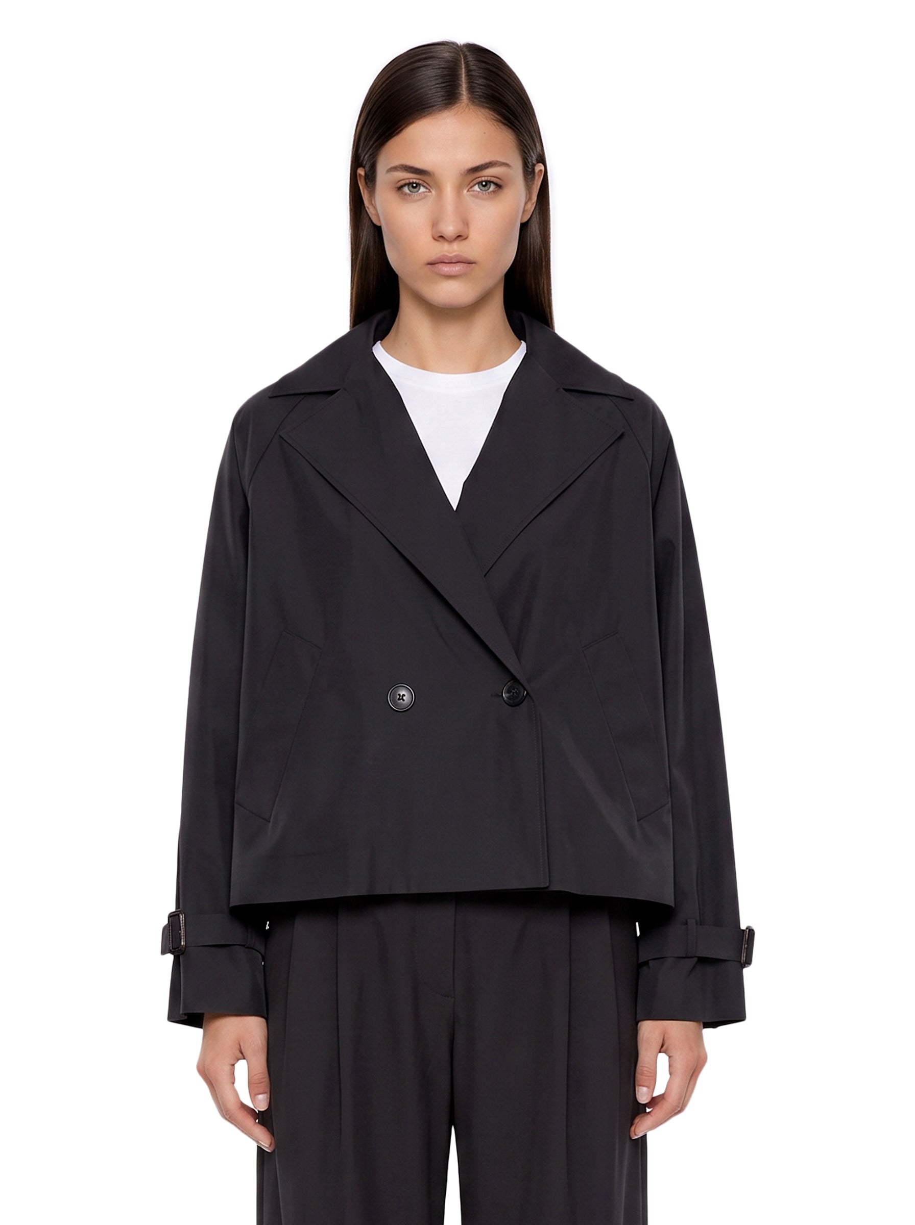 Trench corto Boero in nero 
