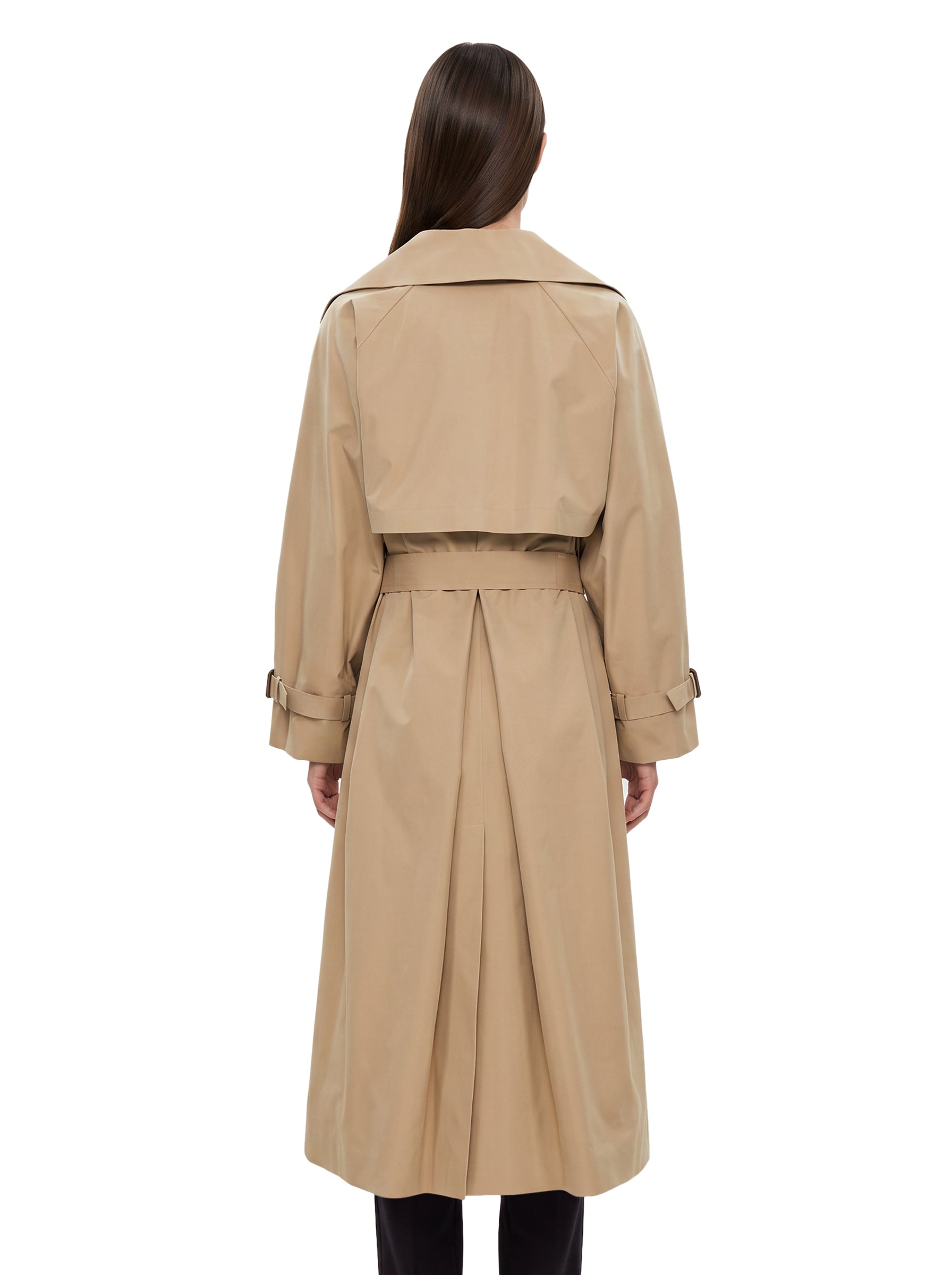 Trench lungo Fatto in beige 