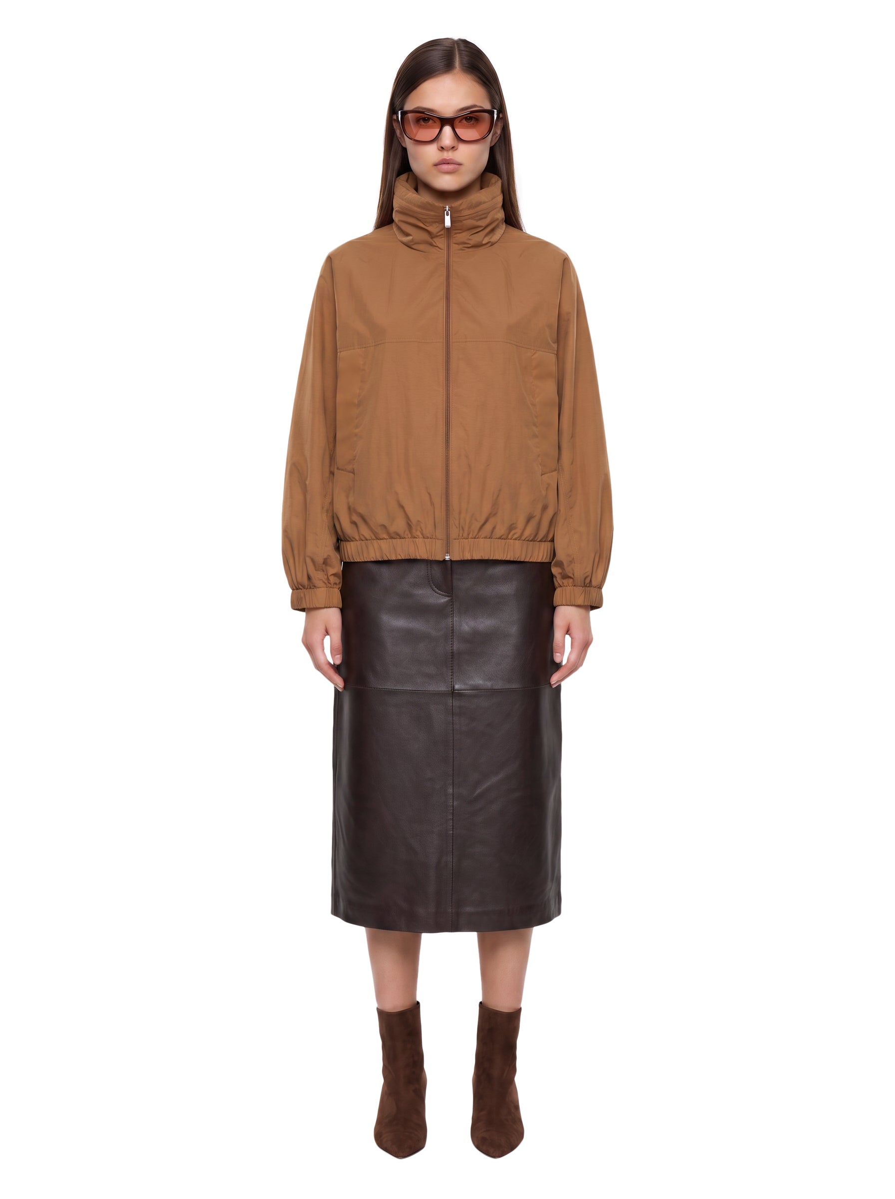 Giacca bomber Nuraghe in beige 