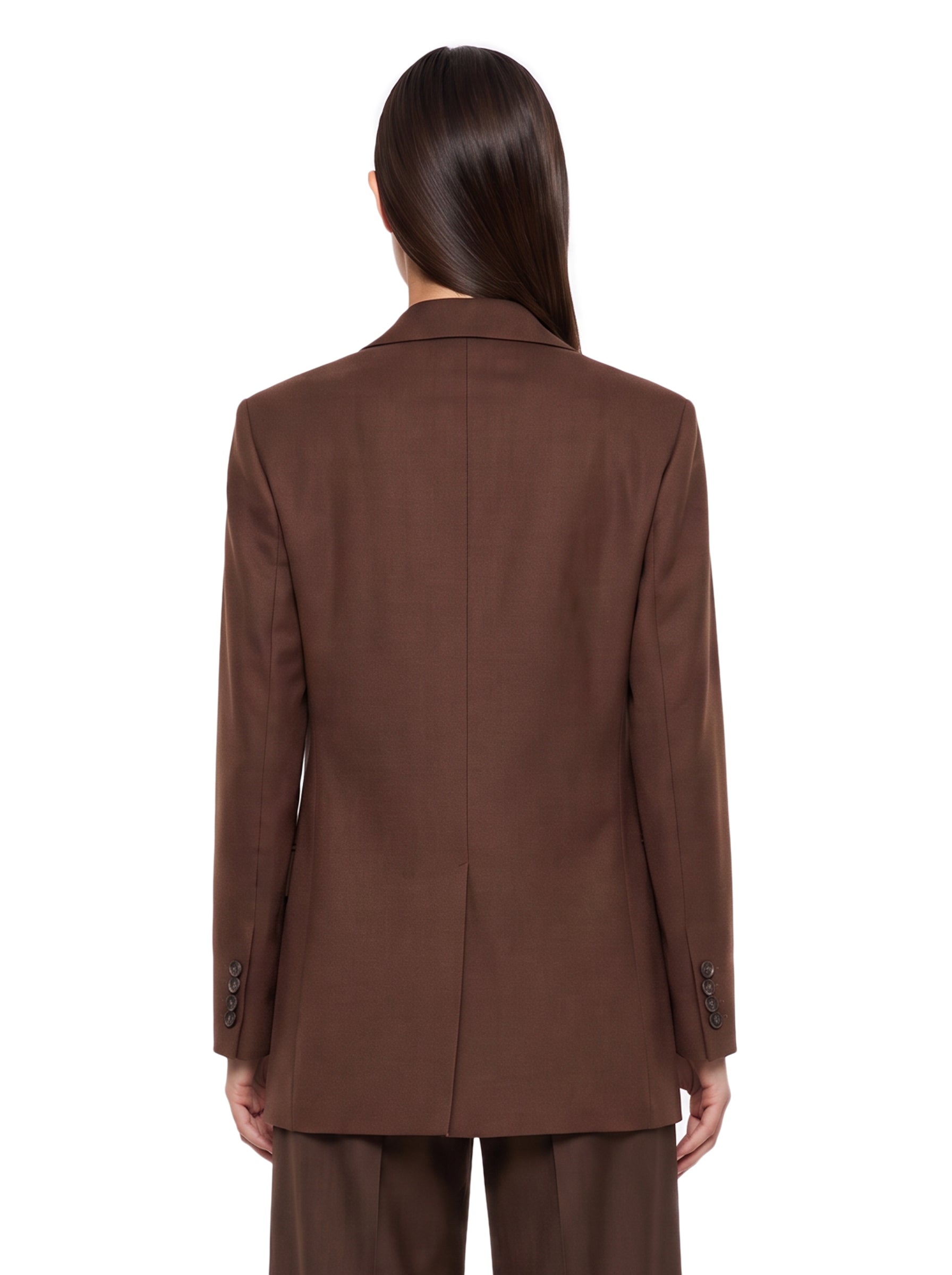 Blazer Asta in marrone 