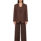 Blazer Asta in marrone 